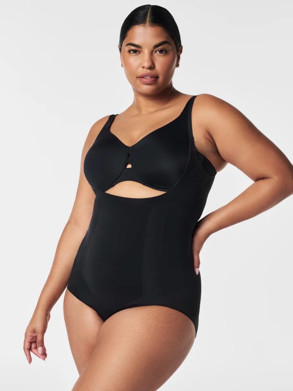 NWT ASSETS BY SPANX OPEN BUST BODYSUIT